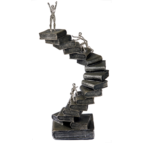 פסל המדרגות להצלחה  – “יגעת ומצאת תאמין”  מבית פסלי היוקרה “GRACIA GALLERY” za4448